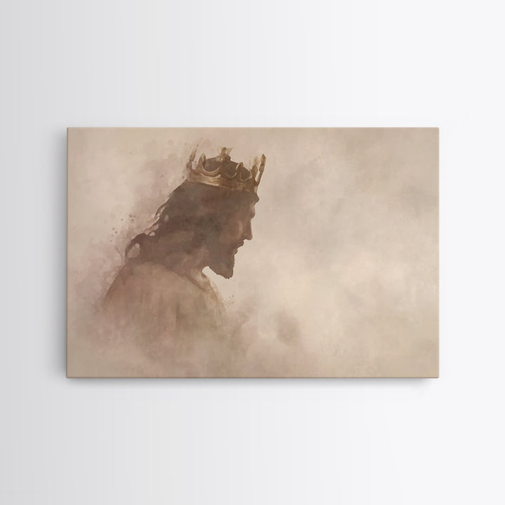 Gentle Reign, Framed Canvas Print, Christian Wall Art, Christian Art Canvas, Subtle Christian Art, Christian Art Prints, Jesus Painting