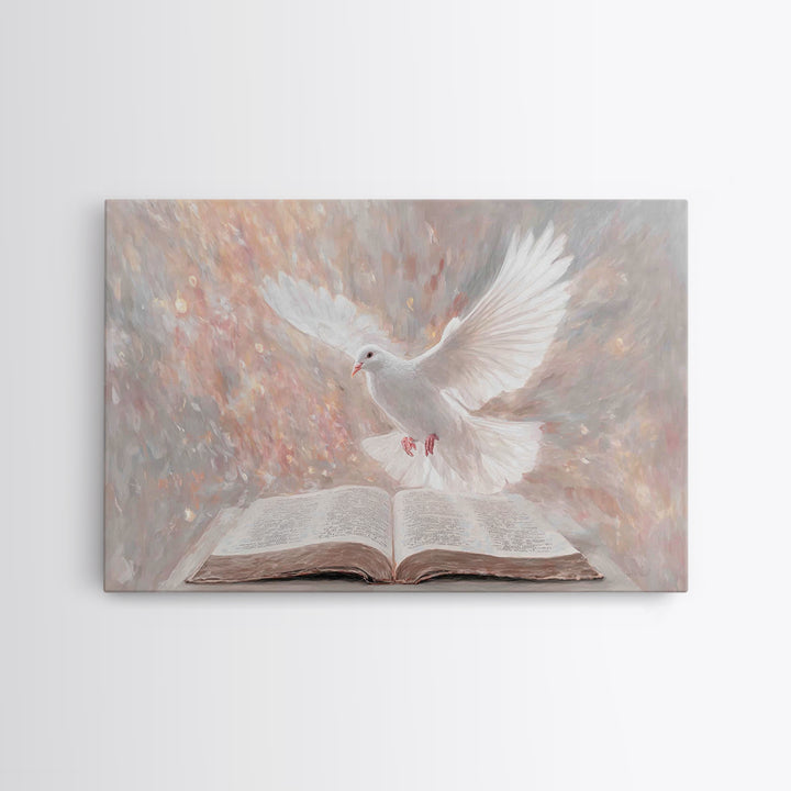Spirit Of Light – Framed Canvas Print – Christian Art Canvas – Christian Wall Art – Christian Art Prints – Christian Gift Ideas – Modern Ch