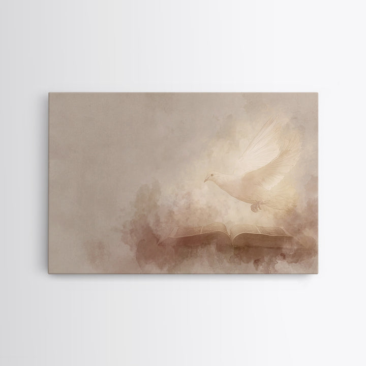 Holy Word Glow | Framed Canvas Print | Christian Art Canvas | Christian Art Prints | Christian Wall Art | Christian Gift Ideas | Unique Chr