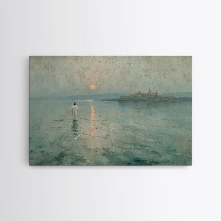 Clouds of Glory | Framed Canvas Print | Christian Art Canvas | Christian Gift | Jesus Painting | Christian Wall Art | Large Christian Art
