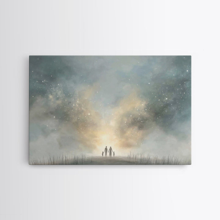 Graceful Horizon | Framed Canvas Print | Christian Wall Art | Christian Art Canvas | Christian Painting | Christmas Art | Christian Decor