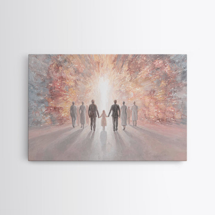 Path Of Glory | Framed Canvas Print | Christian Decor | Christian Wall Art | Christian Painting | Christian Art Canvas | Christmas Art