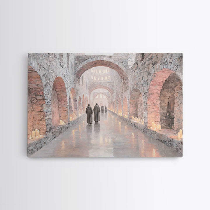 Journey Of The Faithful | Framed Canvas Print | Christian Art Canvas | Christian Wall Art | Christian Decor | Christian Painting | Christma