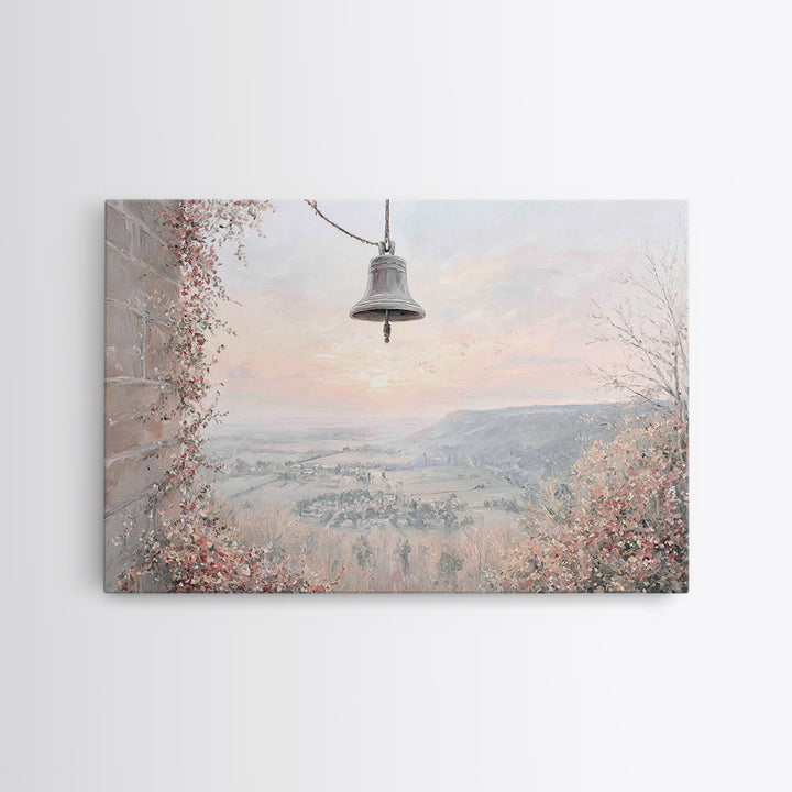 Valley Bell Peace | Framed Canvas Print | Christian Wall Art | Christian Art Canvas | Subtle Christian Art | Christian Gift