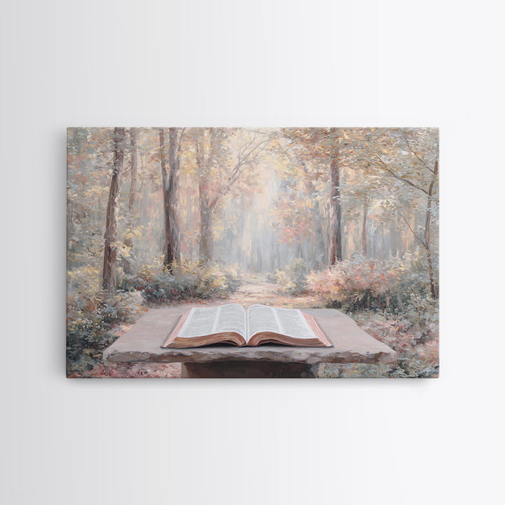 Pathway Of Grace, Framed Canvas Print, Christian Wall Art, Christian Art Canvas, Christian Decor, Modern Christian Art, Christian Paintings