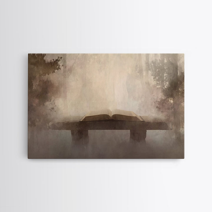 Quiet Revelation, Framed Canvas Print, Christian Art Canvas, Christian Wall Art, Minimalist Christian Art, Christian Paintings, Christian D