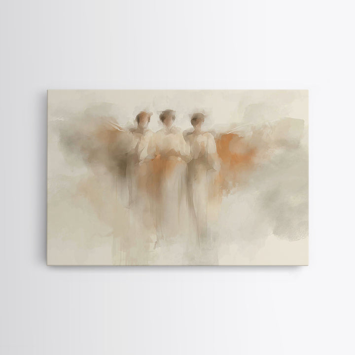 Trinity Grace | Framed Canvas Print | Christian Art Canvas | Minimalist Christian Art | Christian Wall Art | Subtle Christian Paintings