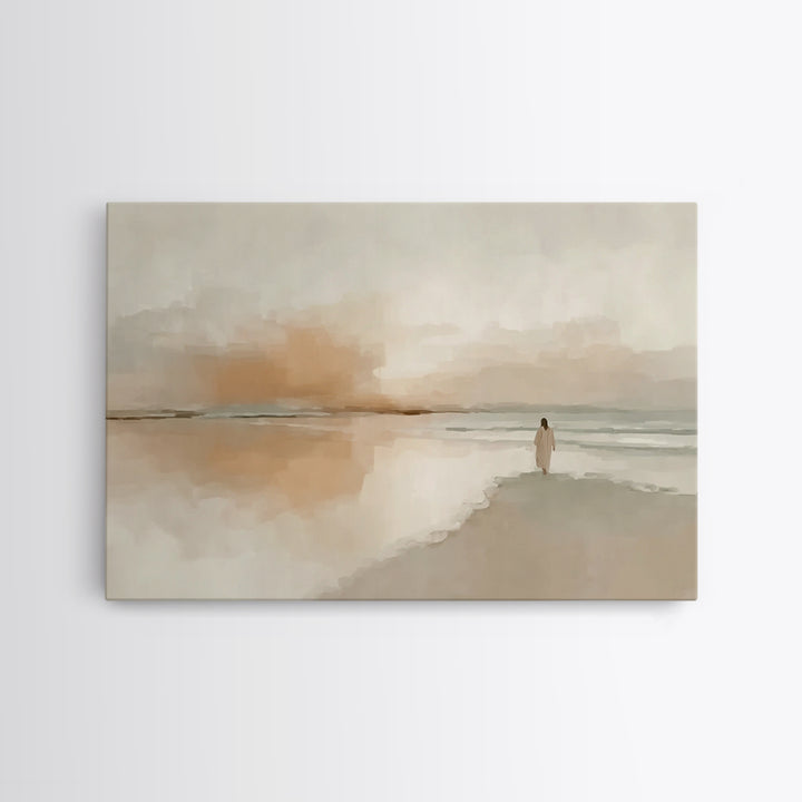 Light Of Mercy – Framed Canvas Print – Christian Art Canvas – Christian Christmas Art – Jesus Painting – Christian Wall Art – Christian Gif