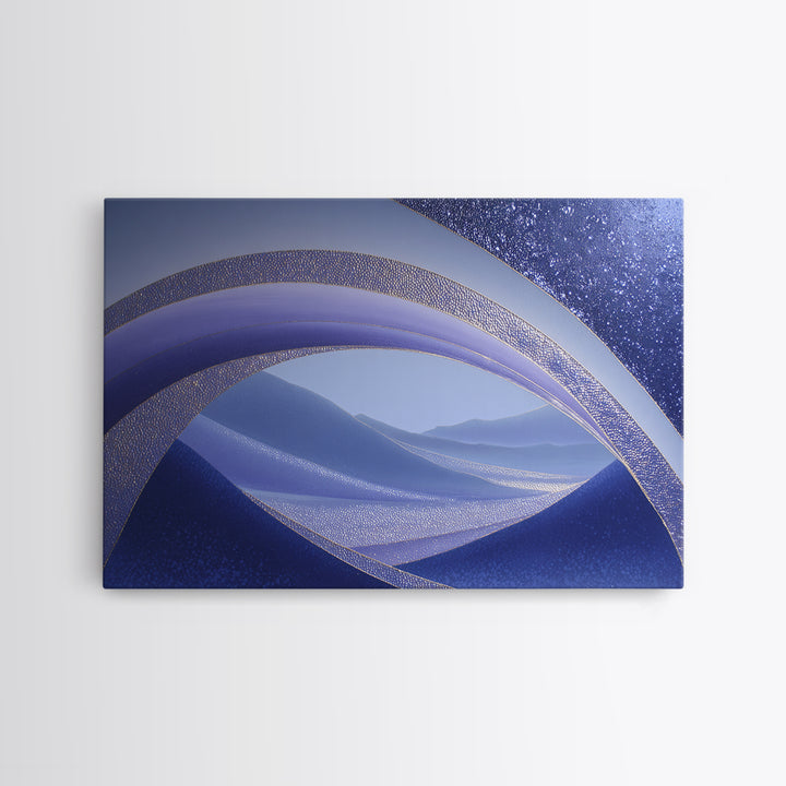 Eclipse Scene with Radiant Corona Canvas Print, Celestial Art, Witchy Decor, Living Room Decor, Celestial, Celestial Decor, CEL-3x2-38