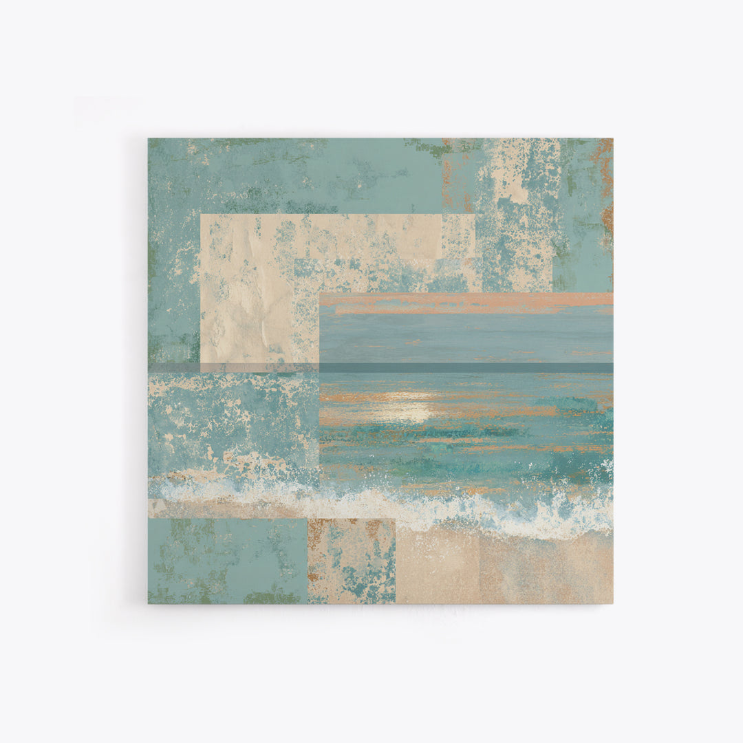 Abstract Seafoam Patterns Framed Canvas Print, Coastal Art, Beach Print, Coastal Decor, Fine Art, Coastal, Statement Artwork, COA-1x1-42