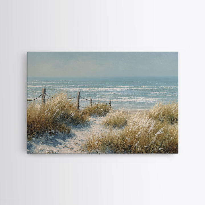 Coastal Grasses Moving Canvas Print, Coastal Art, Beach Decor, Coastal Decor, Fine Art, Coastal, Gallery Decor, Neutral Decor, COA-3x2-32