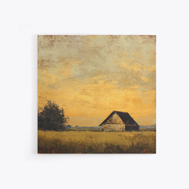 Rustic Barn Silhouette Canvas Print, Country Art, Wall Art, Farmhouse Decor, Fine Art, Country, Digital Print, Printable Art, COU-1x1-99