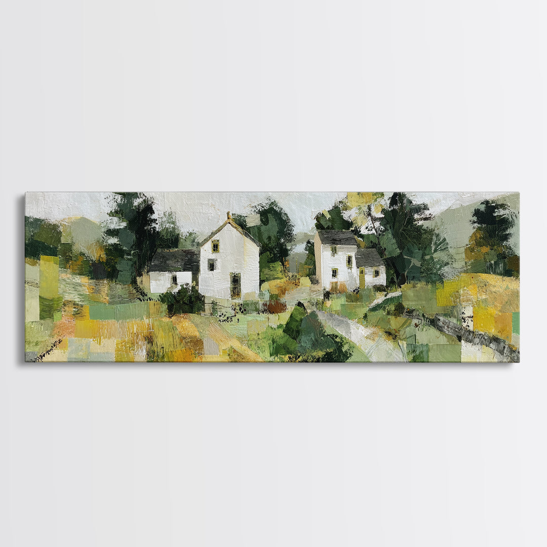 Blackberry Basket with Linen Cloth Canvas Print, Country Art, Floral Wall Art, Farmhouse Decor, Abstract Art, Country, COU-3x1-85