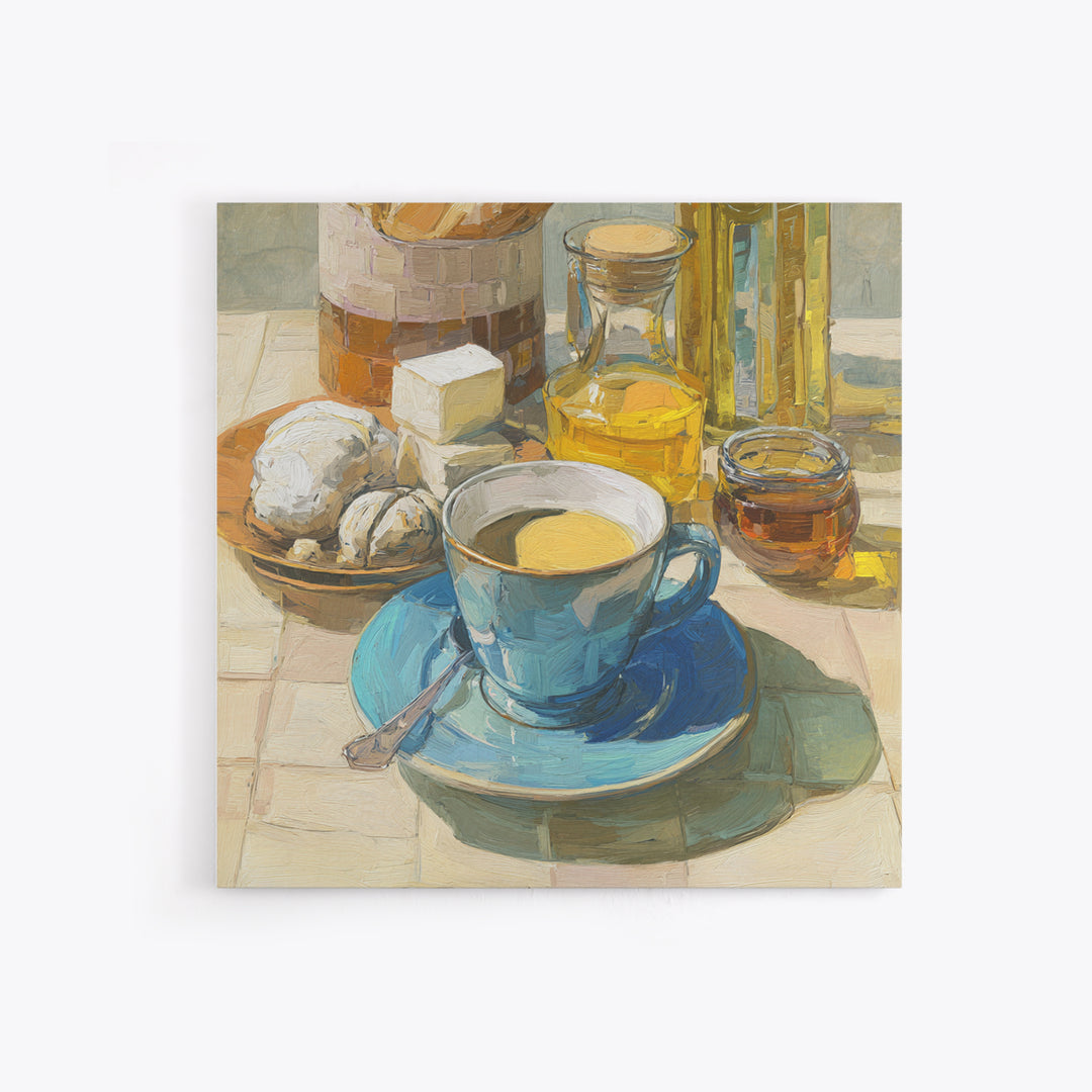 Minimal Line Art of a Cup and Canvas Print, Coffee Shop Art, Bedroom Wall Art, Cafe Decor, Abstract Art, Cafe, Modern Decor, CSA-1x1-18