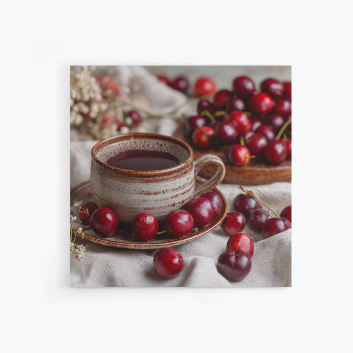 Coffee Farm Landscape Framed Canvas Print, Coffee Shop Art, Dark Academia Decor, Cafe Decor, Fine Art, Cafe, Whimsical Art, CSA-1x1-47