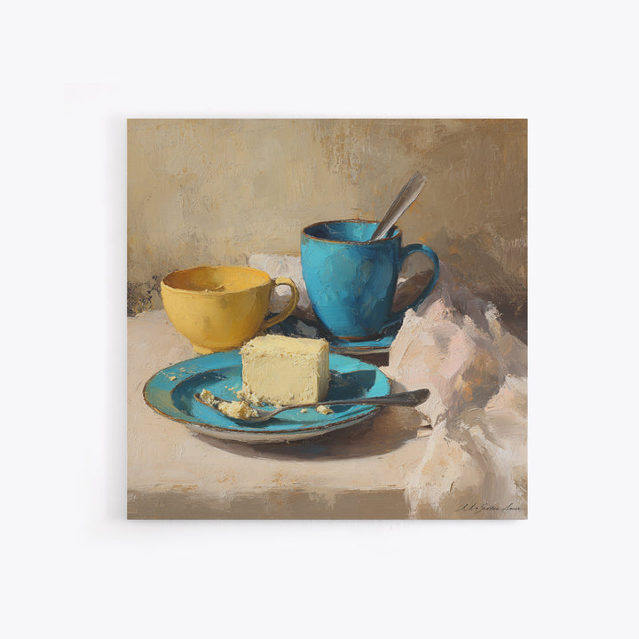 Minimal Line Art of a Cup and Canvas Print, Coffee Shop Art, Neutral Decor, Cafe Decor, Fine Art, Cafe, Home Decor, Wall Decor, CSA-1x1-90