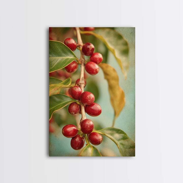 Coffee Farm Landscape Canvas Print, Coffee Shop Art, Wall Decor, Cafe Decor, Fine Art, Cafe, Kitchen Gift, Living Room Decor, CSA-2x3-31