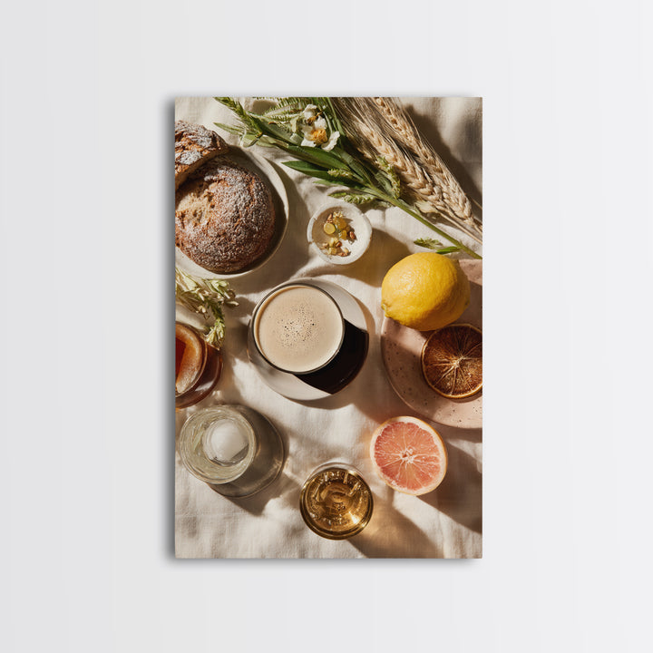 Espresso Martini Coffee Cocktail Still Life Framed Canvas Print, Coffee Shop Art, Canvas Print, Cafe Decor, Fine Art, Cafe, CSA-2x3-73