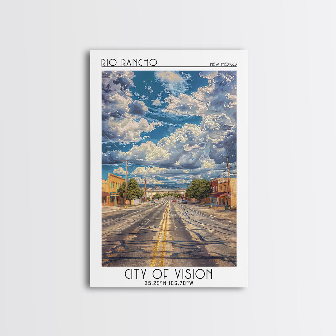 Rio Rancho Travel Poster, Canvas Print, Poster Print, Travel Wall Art, Travel Decor, Wall Art, Retro Travel Poster, Gallery Wall Set