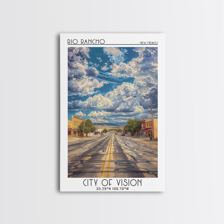 Rio Rancho Travel Poster, Canvas Print, Poster Print, Travel Wall Art, Travel Decor, Wall Art, Retro Travel Poster, Gallery Wall Set