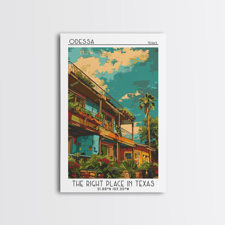 Odessa Travel Poster, Canvas Print, Poster Print, Travel Wall Art, Vintage City Poster, Art Print, Gallery Wall Set, Vintage Posters