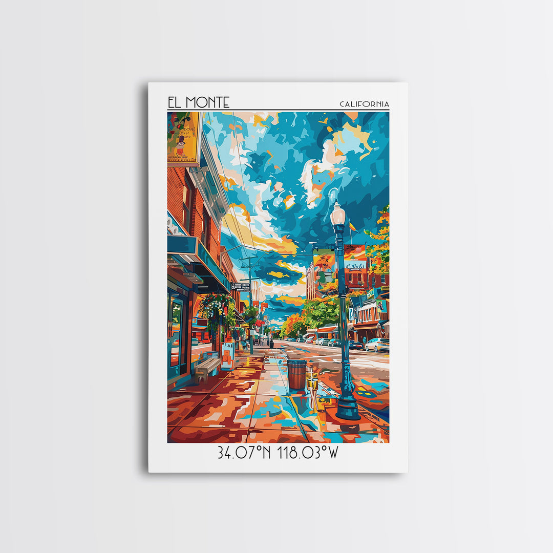 Elgin Travel Poster, Canvas Print, City Art Print, Travel Wall Art, Travel Art Print, Wall Art, City Illustration, Minimalist Poster