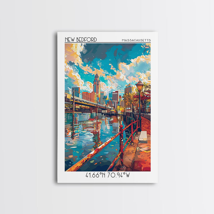 Newark Travel Poster, Framed Canvas Print, City Travel Poster, Travel Wall Decor, Retro Travel Poster, Modern Wall Decor, Poster Art