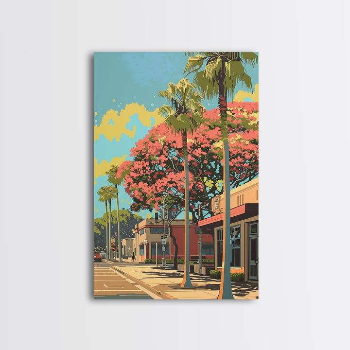 Chula Vista Travel Poster, Canvas Print, Travel Prints, Landscape Art, Wall Art, Minimalist Poster, City Travel Poster, Travel Decor