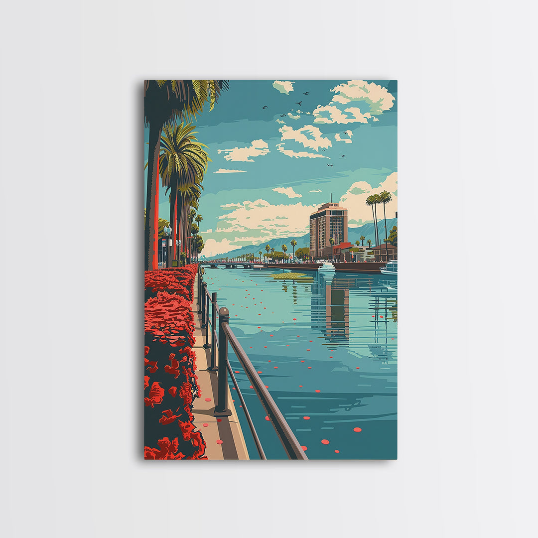 Glendale Travel Poster, Canvas Print, Travel Prints, Landscape Art, Fine Art Print, City Art Print, Travel Art Print, Travel Posters