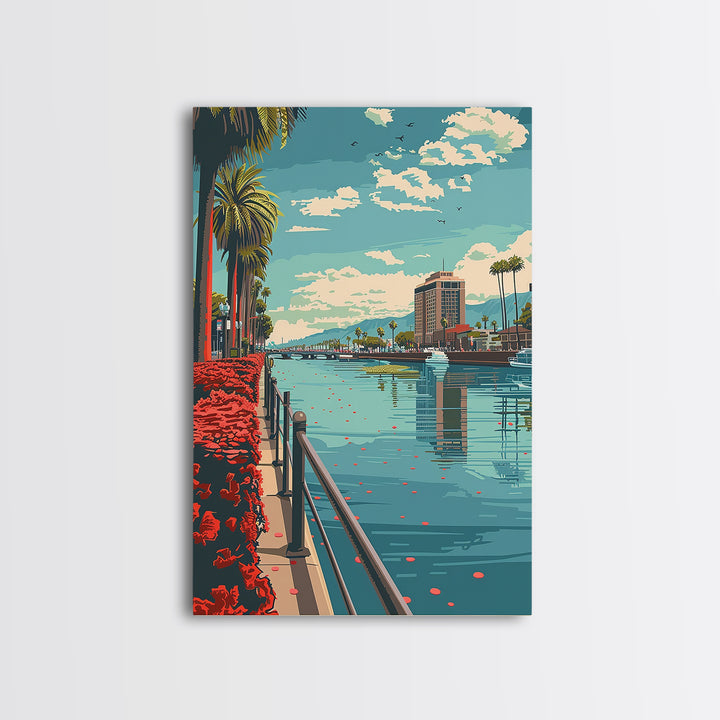 Glendale Travel Poster, Canvas Print, Travel Prints, Landscape Art, Fine Art Print, City Art Print, Travel Art Print, Travel Posters