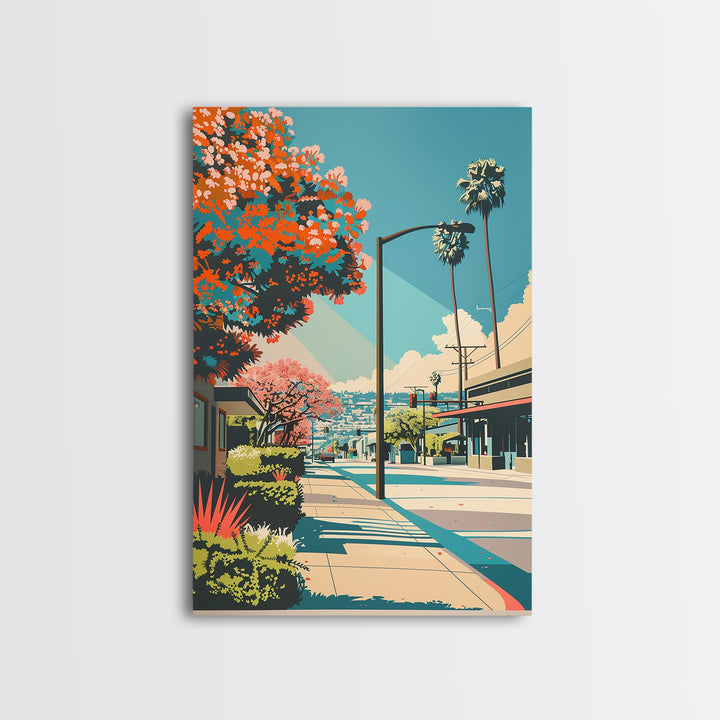 Hayward Travel Poster, Canvas Print, Retro Travel Poster, City Wall Art, Home Decor, Gallery Wall Set, Landscape Art, City Art Print