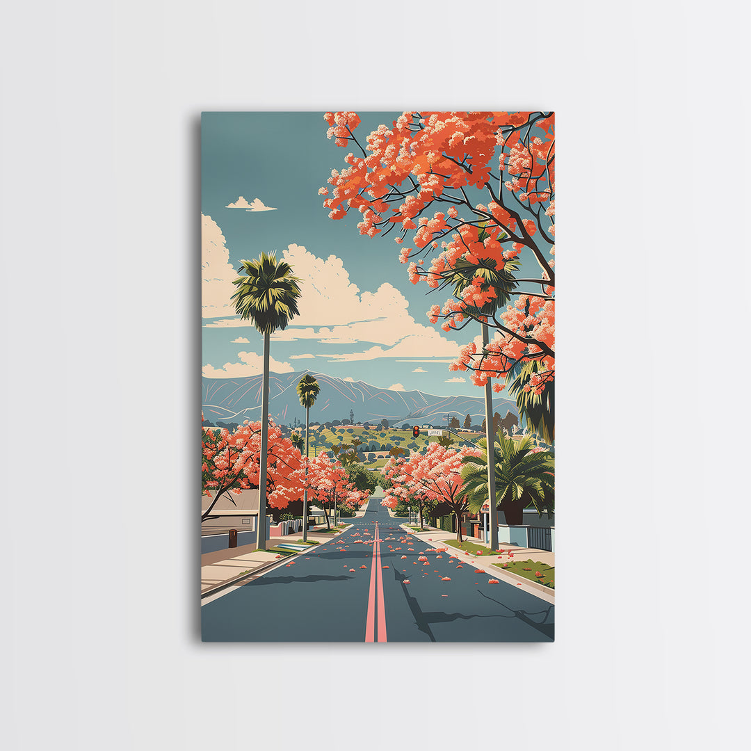 Jurupa Valley Travel Poster, Canvas Print, City Travel Poster, Vintage City Poster, Retro Wall Art, Gallery Wall Set, Vintage Poster