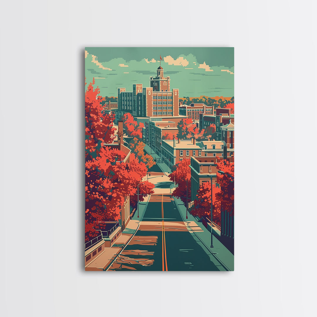 Lexington Travel Poster, Canvas Print, Poster Print, Travel Wall Art, Travel Decor, Modern Wall Decor, City Art Print, Travel Prints