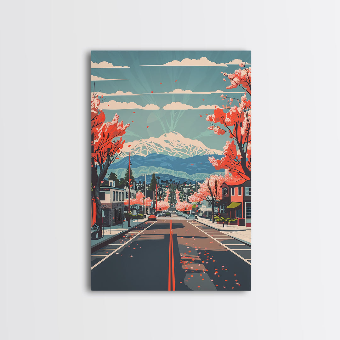 Menifee Travel Poster, Canvas Print, Poster Print, Travel Wall Art, Retro Wall Art, Travel Print, Colorful Wall Art, Wanderlust Gift