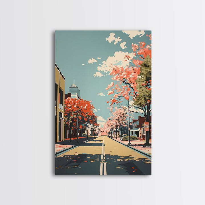 Mesquite Travel Poster, Canvas Print, Retro Wall Art, Travel Print, Poster Print, Vintage City Poster, Minimalist Poster, Poster Art