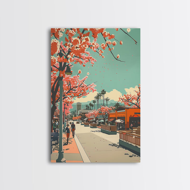 Moreno Valley Travel Poster, Canvas Print, Vintage Travel Print, City Wall Art, City Travel Poster, Travel Posters, Travel Art Print