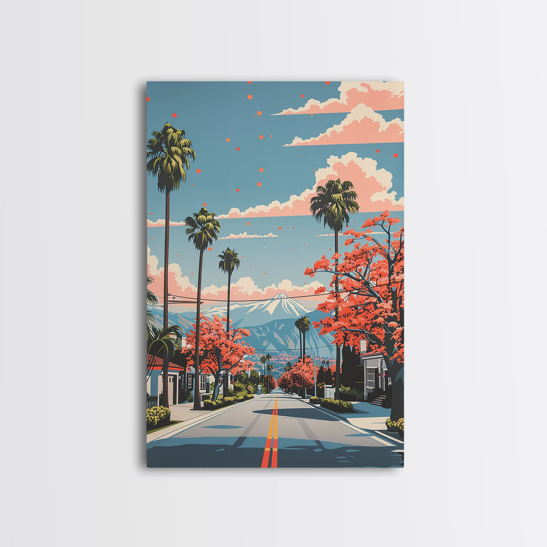 Murrieta Travel Poster, Canvas Print, Poster Print, Travel Wall Art, Travel Print, Art Print, Home Office Decor, Retro Travel Poster