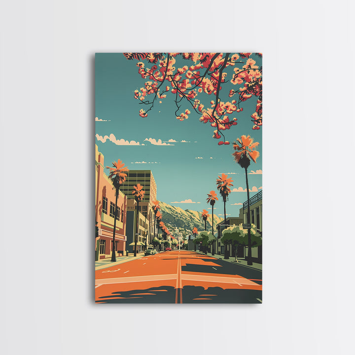 Palmdale Travel Poster, Canvas Print, City Travel Poster, Travel Wall Art, Poster Art, Home Decor, Wanderlust Gift, Gallery Wall Set