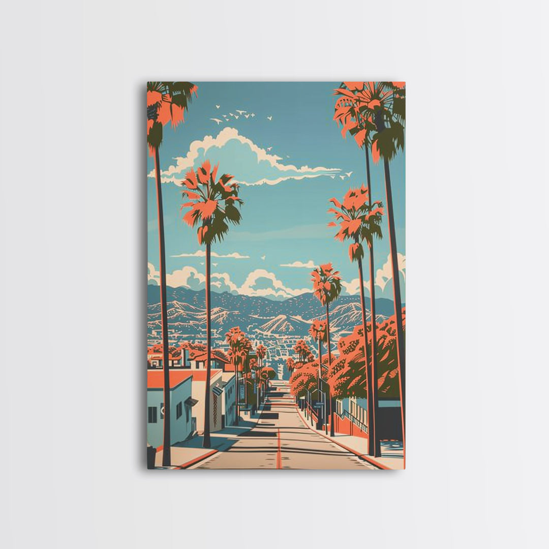 Rialto Travel Poster, Framed Canvas Print, Travel Wall Art, City Wall Art, Wanderlust Gift, Poster Print, Travel Art Print, Wall Art
