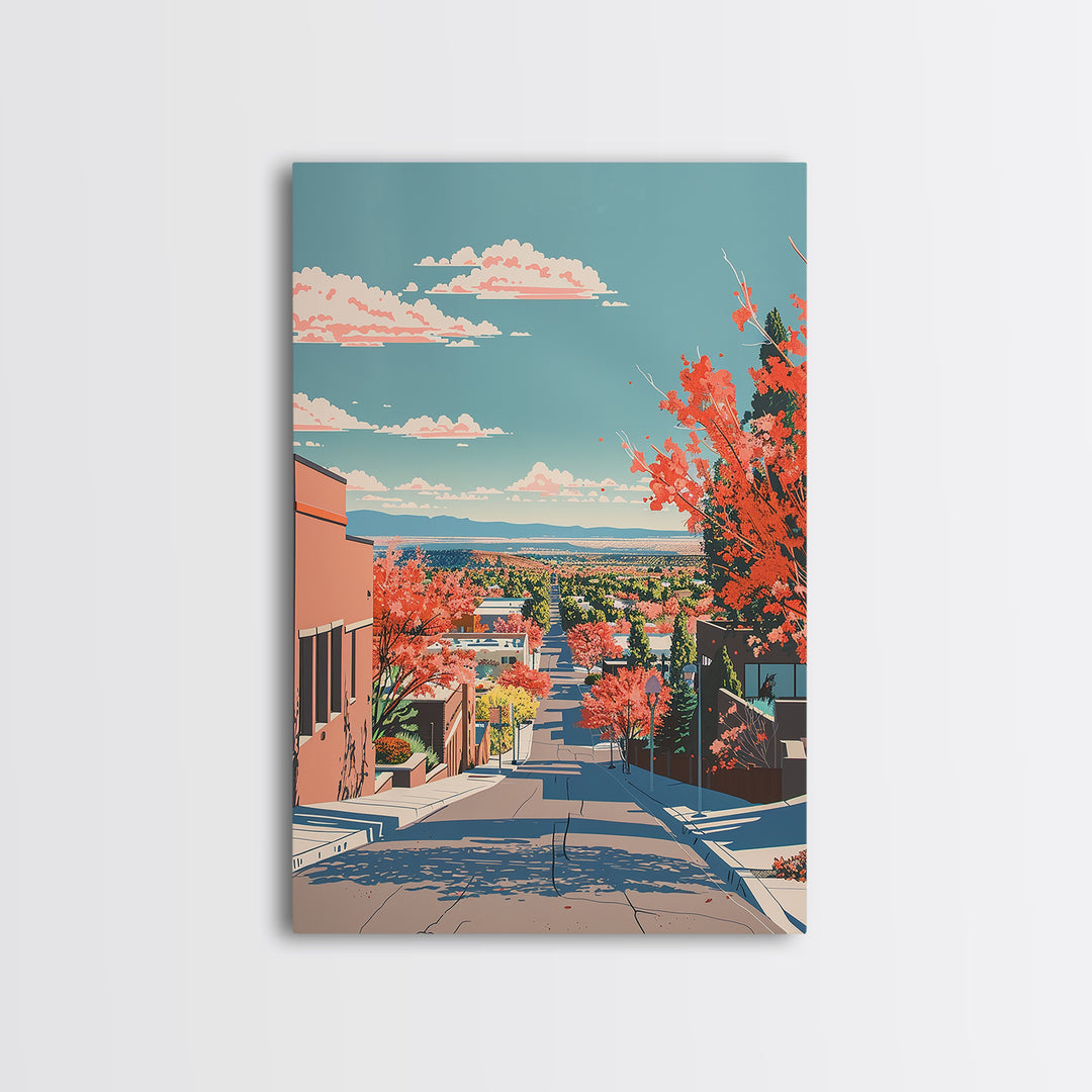Rio Rancho Travel Poster, Framed Canvas Print, Retro Travel Poster, City Wall Art, Minimalist Poster, Travel Posters, Fine Art Print