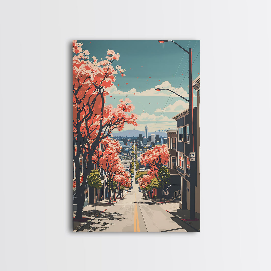 San Mateo Travel Poster, Canvas Print, City Art Print, Travel Wall Art, Home Decor, Poster Art, Living Room Wall Art, Travel Posters