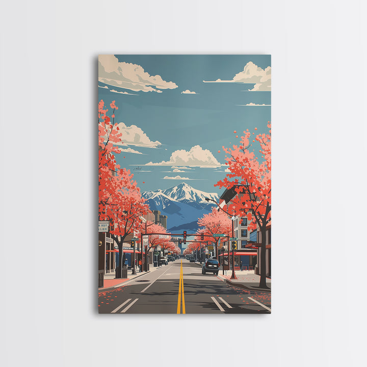 Sparks Travel Poster, Canvas Print, Travel Prints, Landscape Art, Retro Travel Poster, Wall Art, Retro Travel Print, Vintage Posters