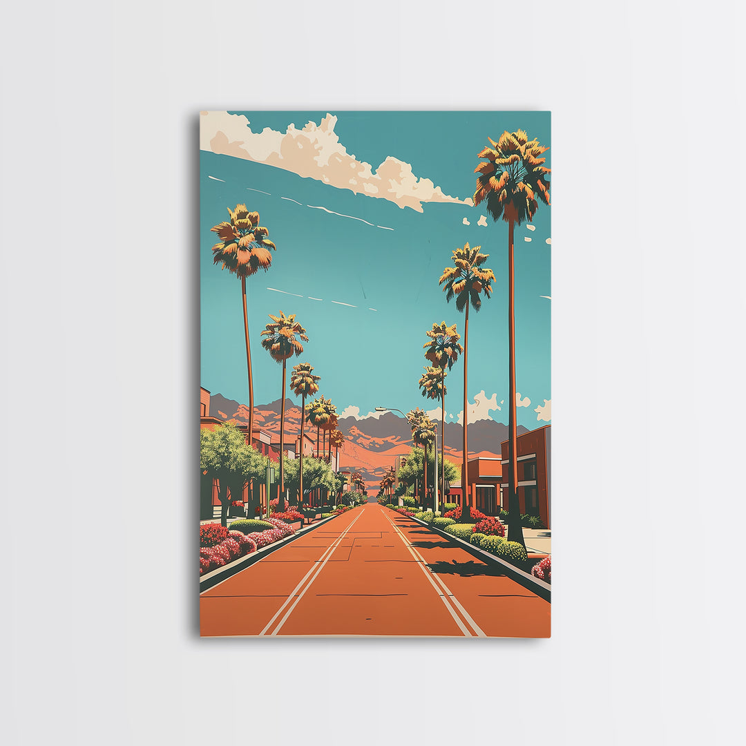Surprise Travel Poster, Framed Canvas Print, Travel Art Print, Modern Wall Decor, Travel Posters, Colorful Wall Art, Travel Wall Art