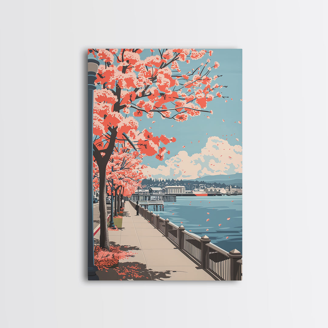 Vallejo Travel Poster, Canvas Print, Travel Wall Art, City Wall Art, Poster Print, Mid Century Wall Art, Wall Art, Minimalist Poster