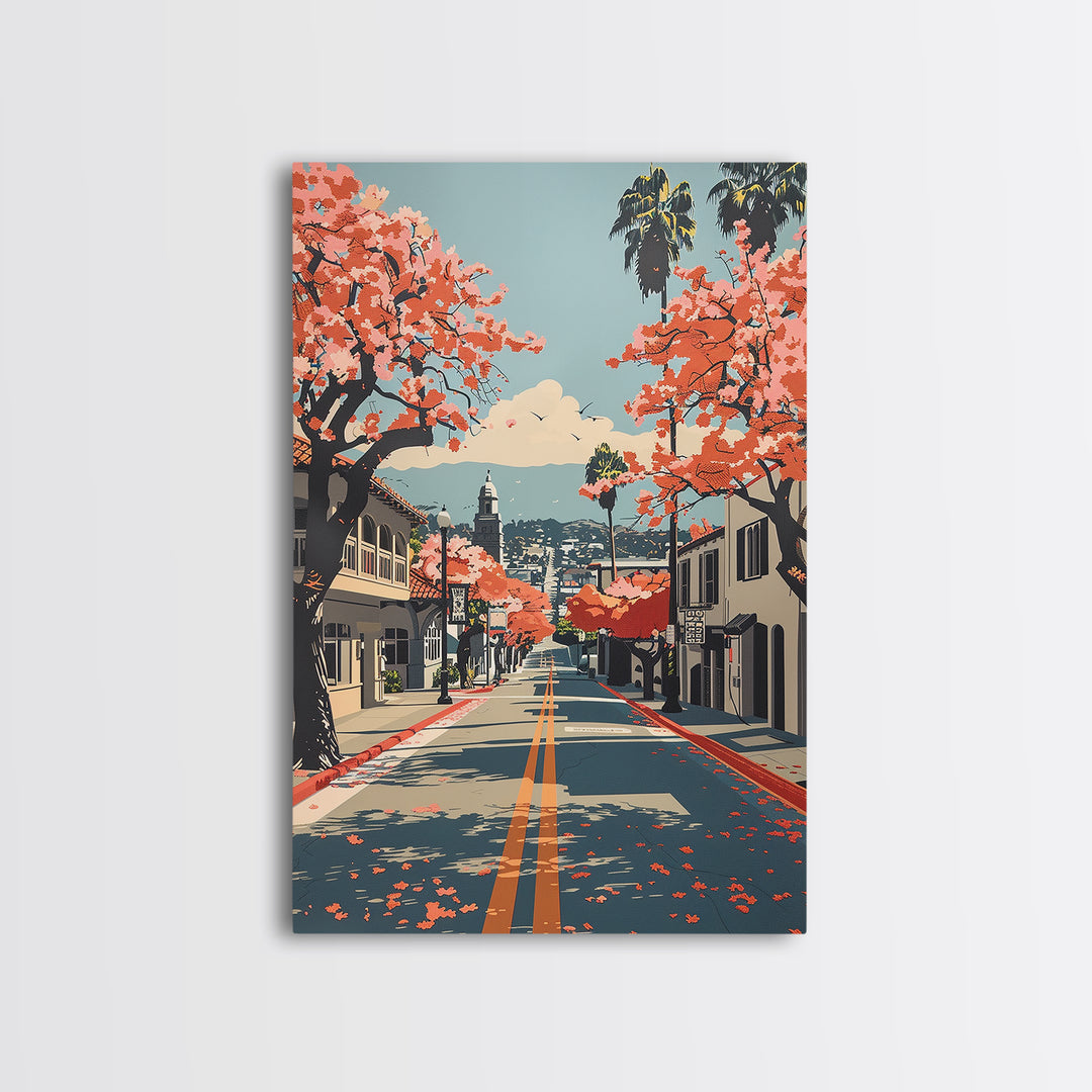 Ventura Travel Poster, Canvas Print, Poster Print, Travel Wall Art, Fine Art Print, Minimalist Poster, Landscape Art, Travel Posters