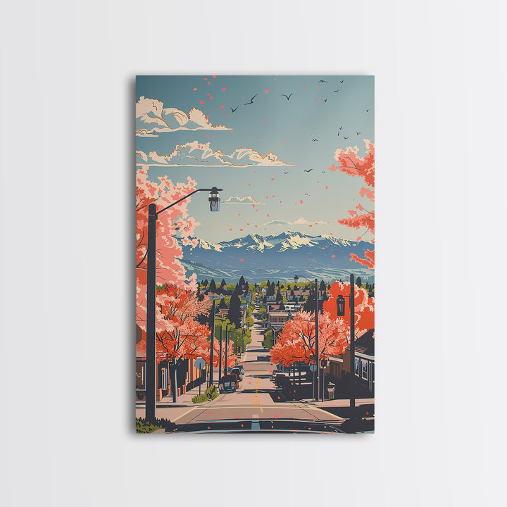 Westminster Travel Poster, Canvas Print, Poster Print, Travel Wall Art, Art Print, Wanderlust Gift, City Illustration, Travel Prints