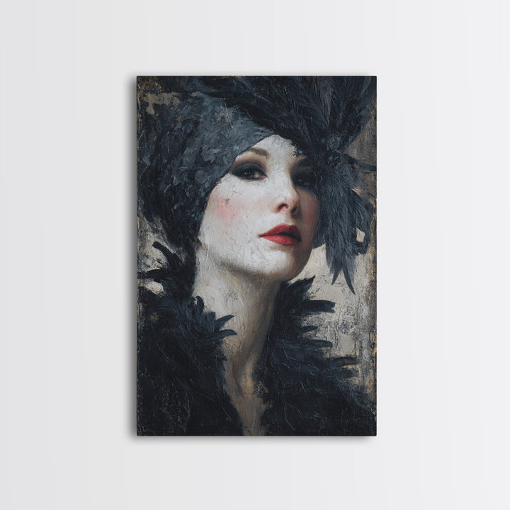 Storm Clouds over an Abandoned Field Canvas Print, Dark Art, Digital Art, Living Room Decor, Nocturne, Unique Wall Decor, DAR-2x3-70