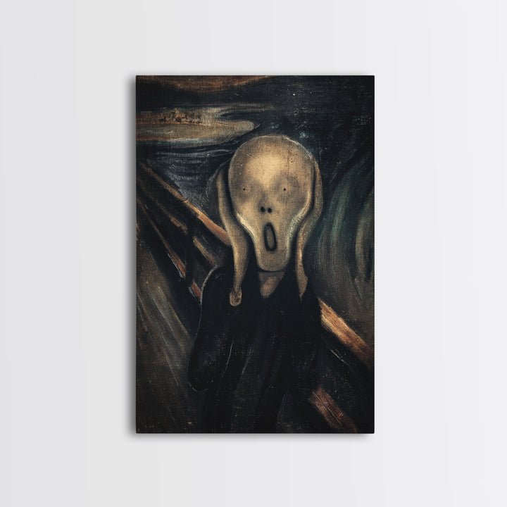The Antique Spirit Board, Expressionist Gothic Art, Vertical Wall Art, Dark Halloween Decor, Canvas Print, Halloween Wall Art