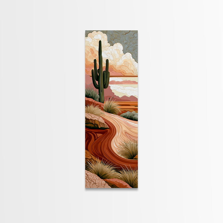 Wind Carved Dune Patterns from Above Canvas Print, Desert Art, Printable Art, Southwestern Decor, Desert, Colorful Wall Art, DES-1x3-32