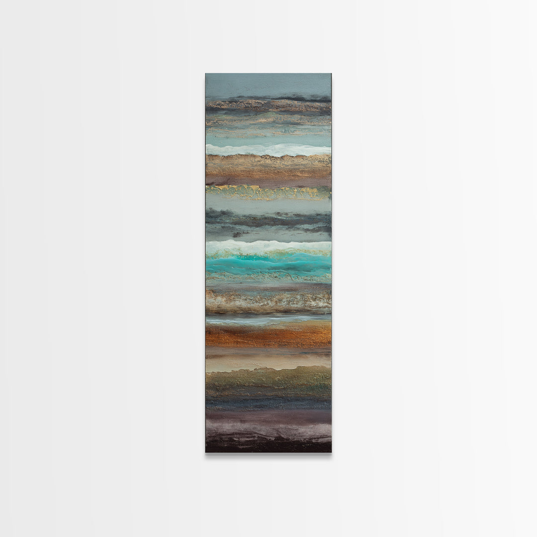 Camel Caravan Crossing Golden Dunes Canvas Print, Desert Art, Living Room Art, Southwestern Decor, Fine Art, Desert, DES-1x3-43